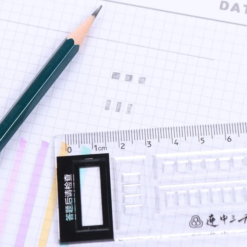 

Drawing Tool 15cm Exam Straight Ruler Multifunction Transparent Drawing Ruler Plastic Measuring Ruler Student