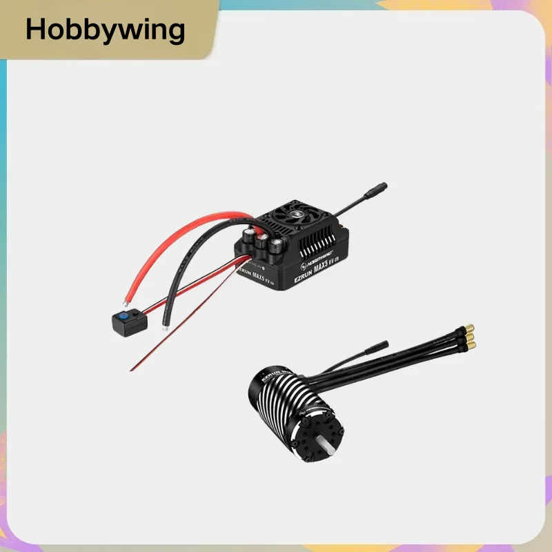 

Hobbywing MAX5 HV G2 250A ESC, 56118SD 650/800/1100KV Sensored Motor 6-12S, for 1/5 Losi 5IVE-T Redcat Rampart RC Combo