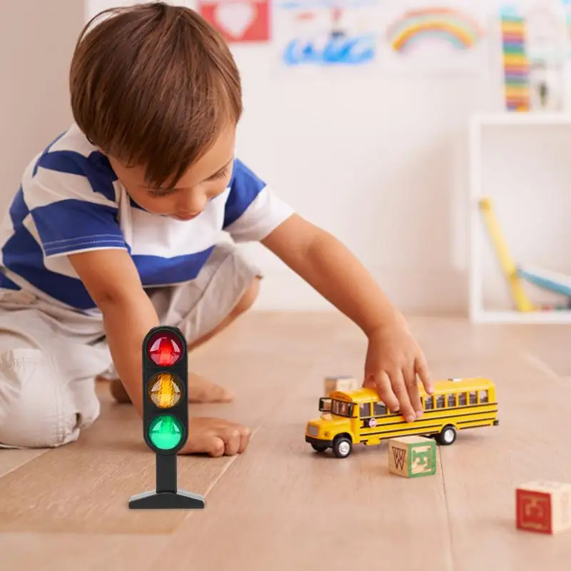 Traffic Light For Kids Simulation Road Light Traffic Maker Signal Light Toy for Kids Girls and Boys