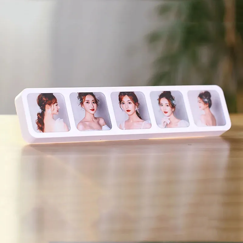 Chinese Style Creative 3 Inch Photo Frame Five Connection Combination Photo Frame Wedding Dress Studio Photo Frame Ornaments