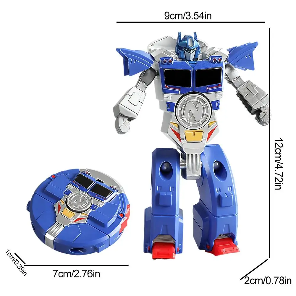 Transformable Fidget Spinner Toy 360 Rotating Ball Deformation Robot Fingertip Decompression Toy For Kids Party Gift