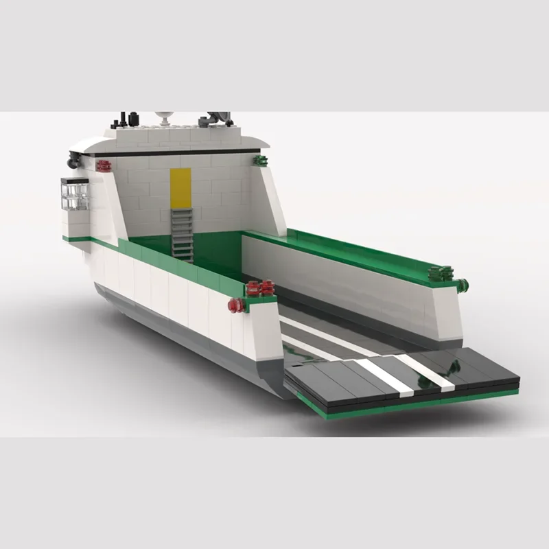 Modello di trasporto urbano Moc Building Blocks Modello di barca a traghetto Tecnologia Regali modulari Costruzione Set di assemblaggio fai-da-te Giocattoli