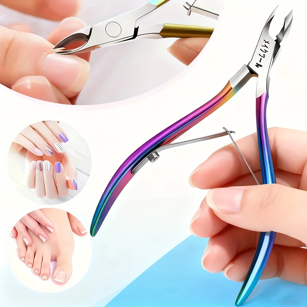 Stainless Steel Nail Clippers Double Spring Trimmer Nail Tools Nail Care Kit for Home Salon Pedicures and Beauty Pedicures Gifts