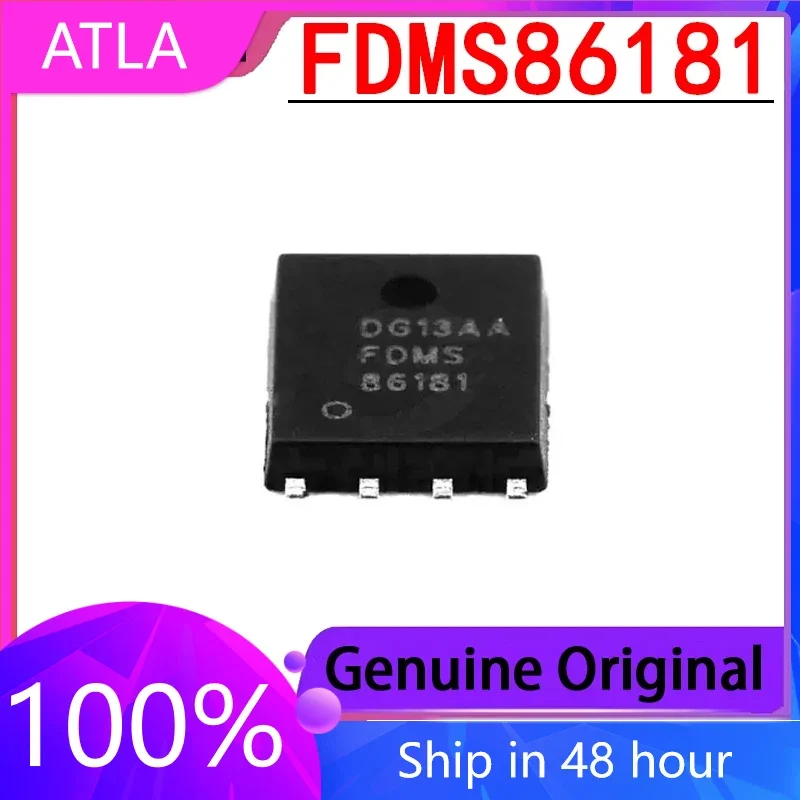 New FDMS86181 Package PQFN-8 N-channel Withstand Voltage: 100V Current: 44A  124A