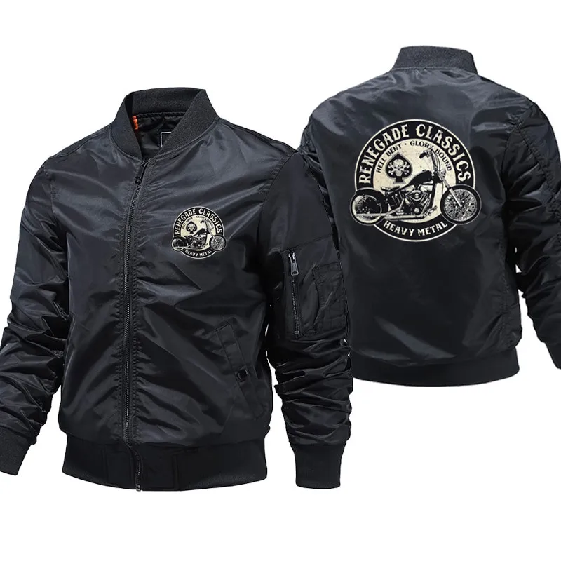 Chaqueta cortavientos gruesa de Metal pesado para hombre, Parkas Vintage Glory Bounds, EE. UU., 4XL, Invierno