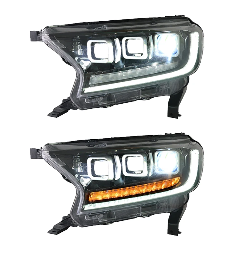 

STLFMJ for Fords Ranger Everest 2016-2019 LED Headlights Upgrade Assembly New DRL Front Light Turn Signal Car Accessories