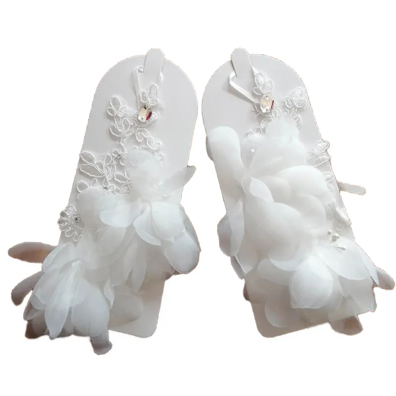 Luvas nupciais elegantes com jóias cintilantes, Apliques transparentes, Perfeito para o dia do casamento