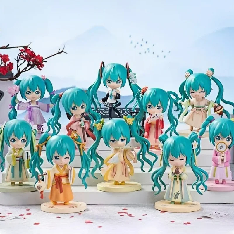 

Горячее в наличии Miku Cloud Clothes Blind Box, милая аниме-кукла для девочек, настольное украшение, игрушки, высокое качество, модный предмет, праздничный подарок