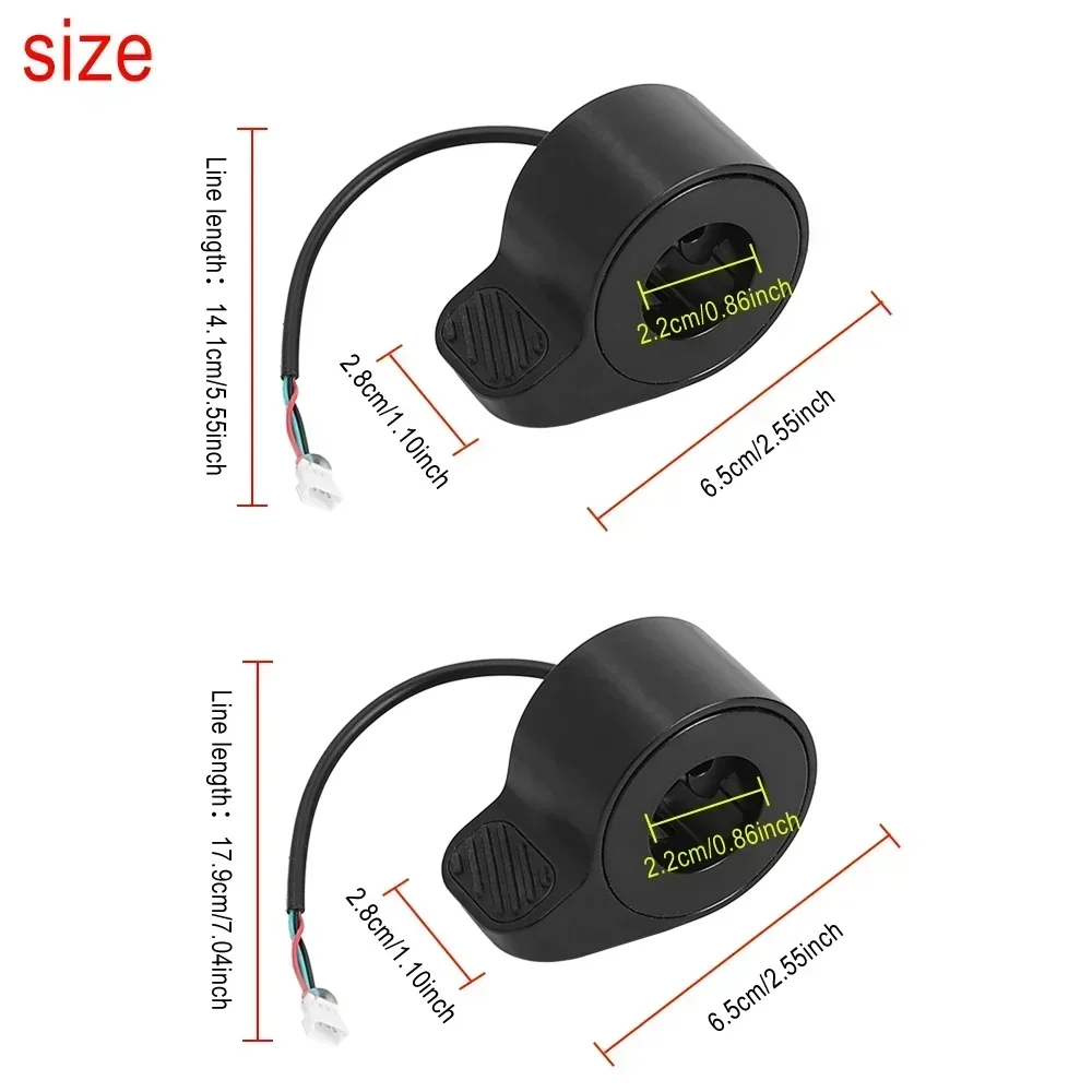 سكوتر كهربائي دواسة الوقود التحكم في سرعة الإبهام لقطع غيار مسرعات الأصابع من سلسلة Ninebot E2 E F D