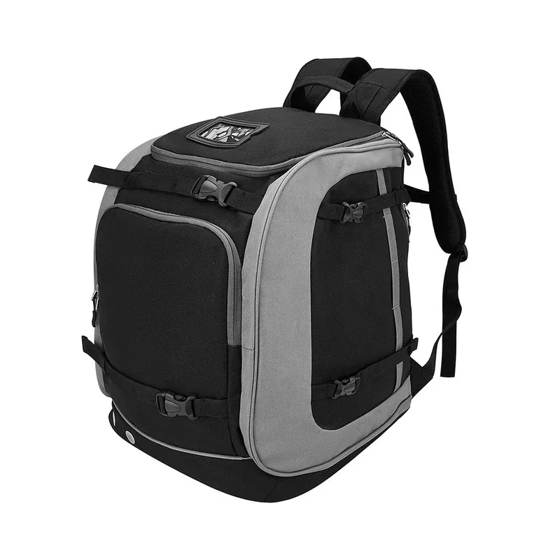 Portable 65L Ski Backpack Large Capacity Carrying Storage Bag Compartments Oxford Cloth for Ski Boot Skis Travel