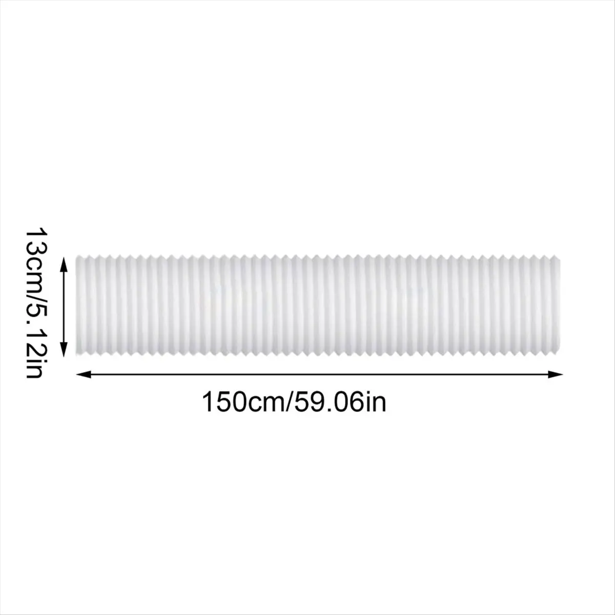 Top Portable Air Conditioning Exhaust Hose Coupler, Window Adapter for Mobile Air Conditioners,Suitable for 130 mm Diameter