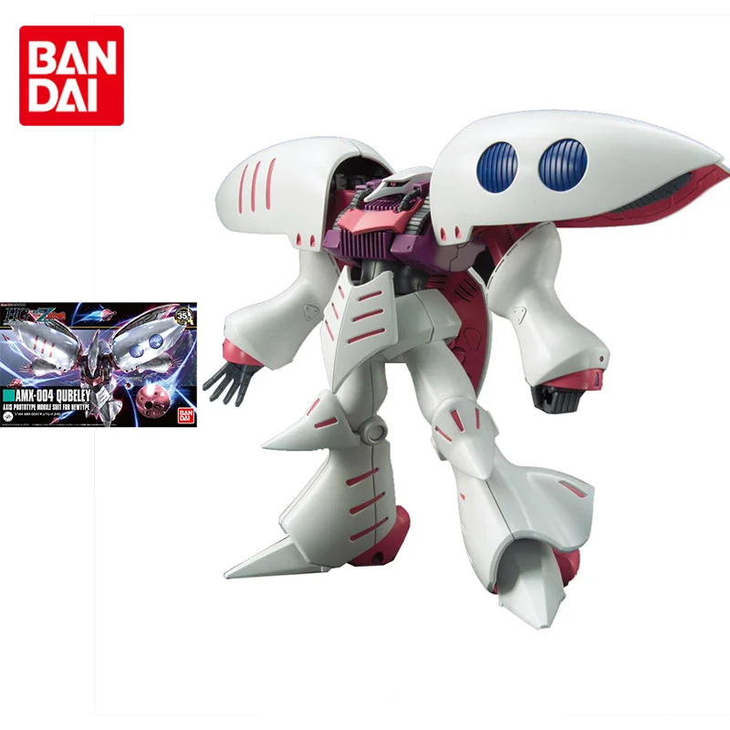 

Bandai Gundam Model Kit HGUC 1/144 AMX-004 Qubeley Gundam Genuine Robot Model Decoration Action Toy Figure Toys for Children