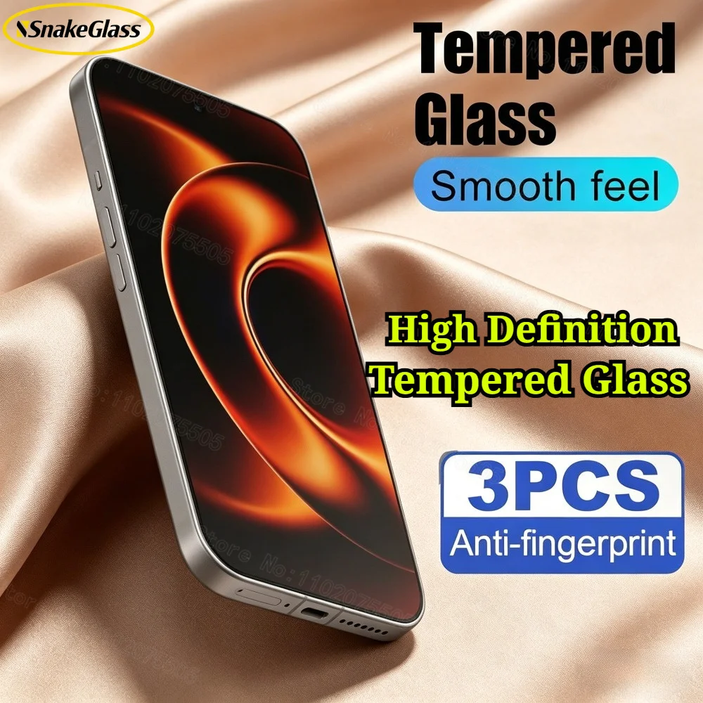 

3PCS Tempered Glass Screen Protector for Samsung A57 A37 M17e F70e A07 M17 F07 M07 A17 A16 A26 A36 A56 A54 A53 A52 A51 A50 A06