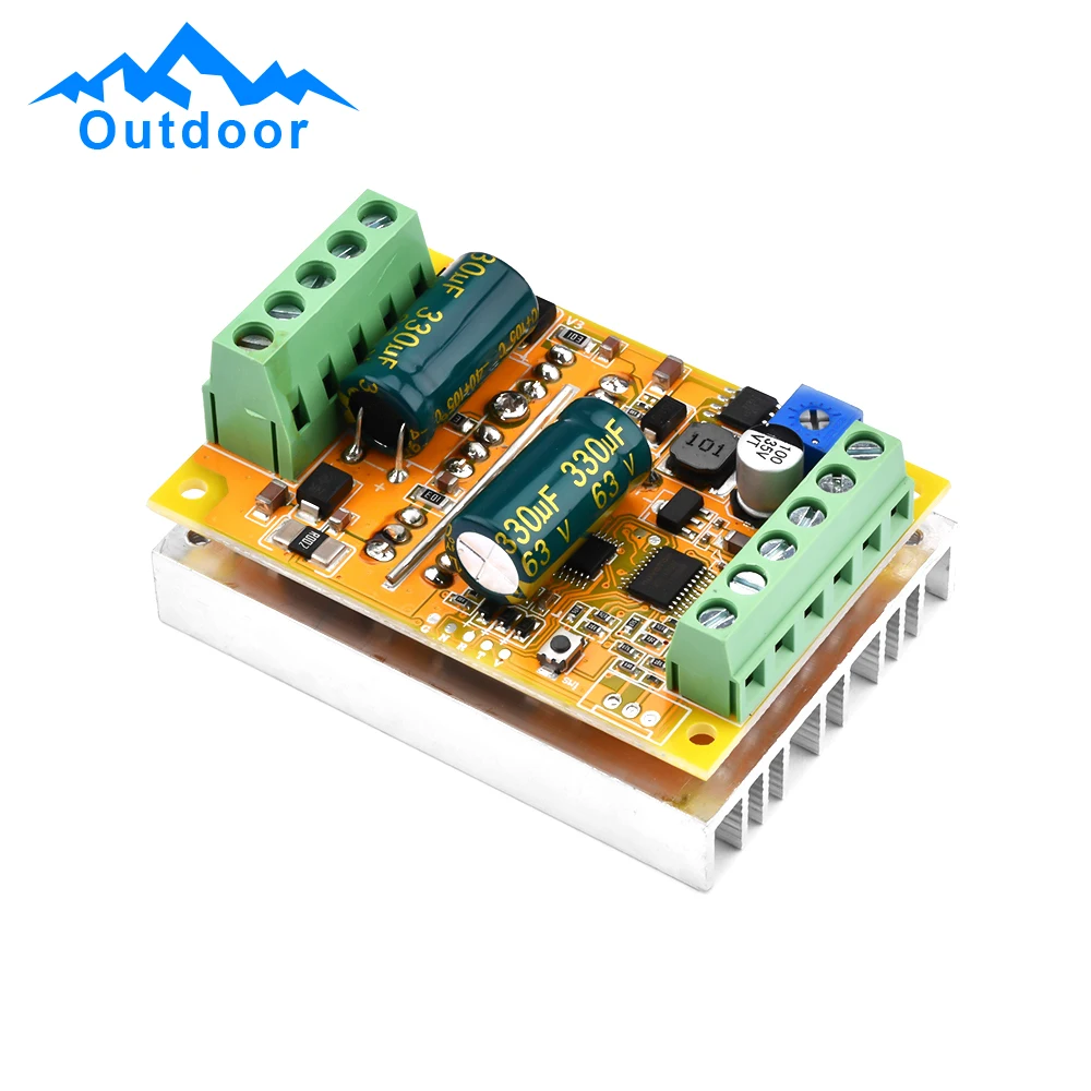 300W 380W BLDC Three-phase Brushless Hall Free Driver DC Motor Drive Board Motor Drive Module PWM Signal Input DC 5-50V 16A