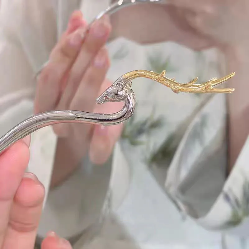 

Antlers Hairpin Female Design Fashion Exquisite Wild Hair Accessories Party Christmas Day Headdress Simple Hair Pins For Women