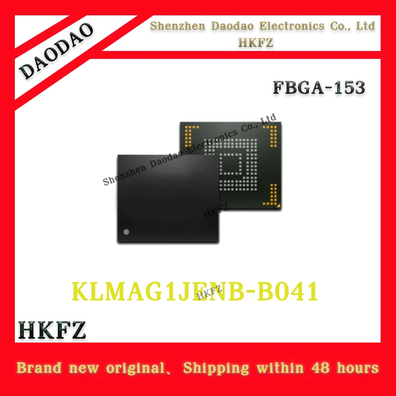 

KLMAG1JENB-B041 16GB FBGA153 5.1 version storage IC chip EMMC new original