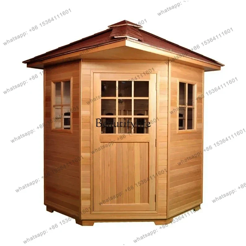 Customization Outdoor sauna, steam box, steam sauna, household, single and double light wave energy room