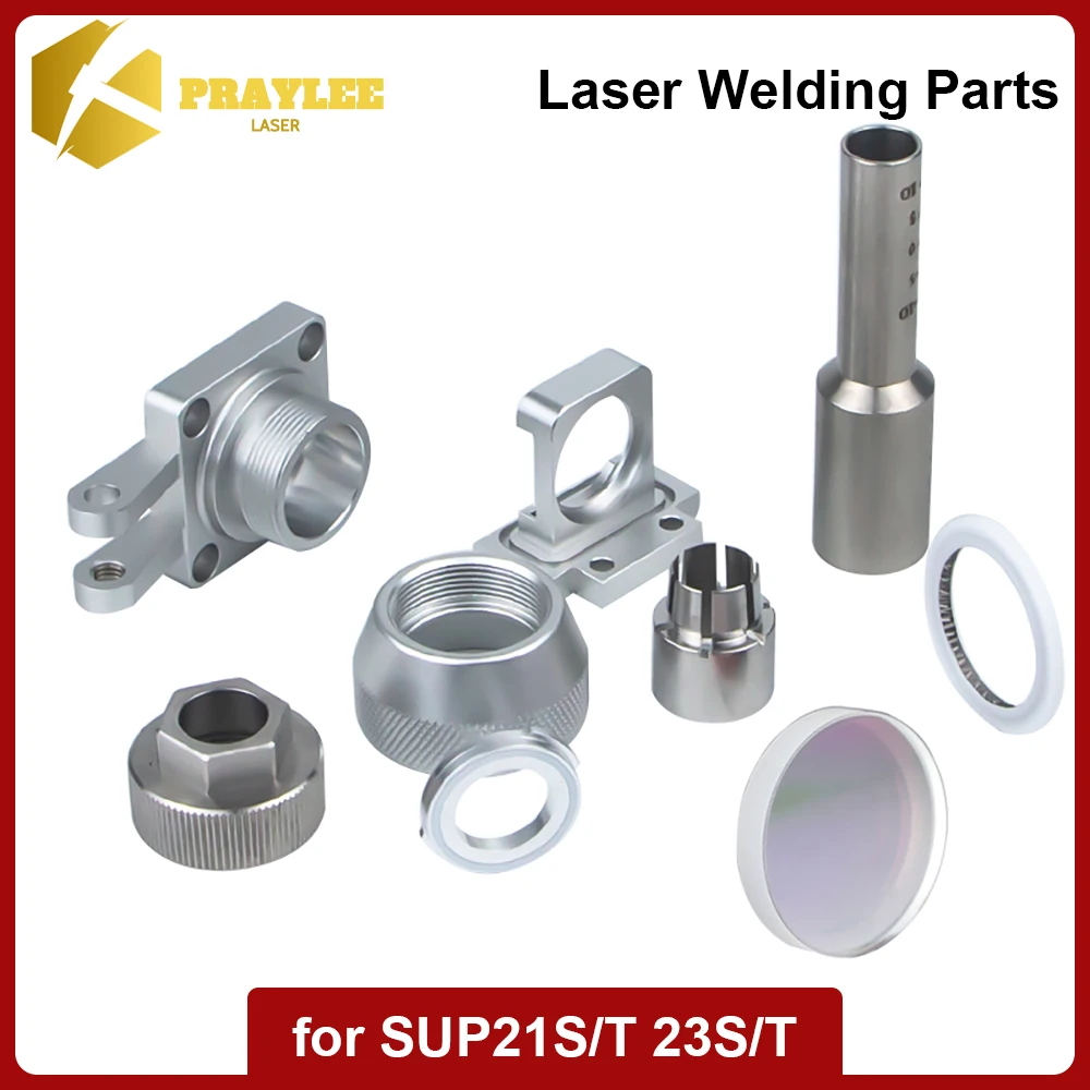 

SUP Laser Welding Parts Laser Protective Windows 18x2 Laser Focus Lens D20x4.5 F150 Reflector 30x14 T2 Wire Feeder Bracket