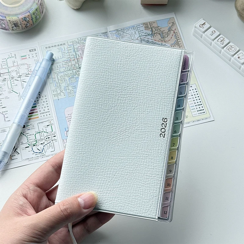 

Calendar Notebook Diary 2026 Planner With Rainbow Cortical Schedule Handbook High Value Monthly Weekly Plan Work Notes