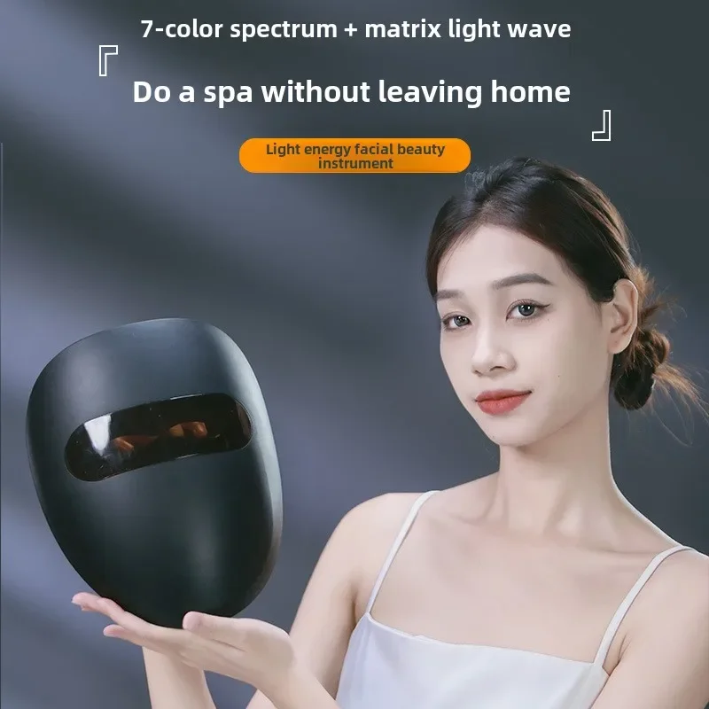 Rechargeable led beauty mask photon rejuvenation beauty instrument