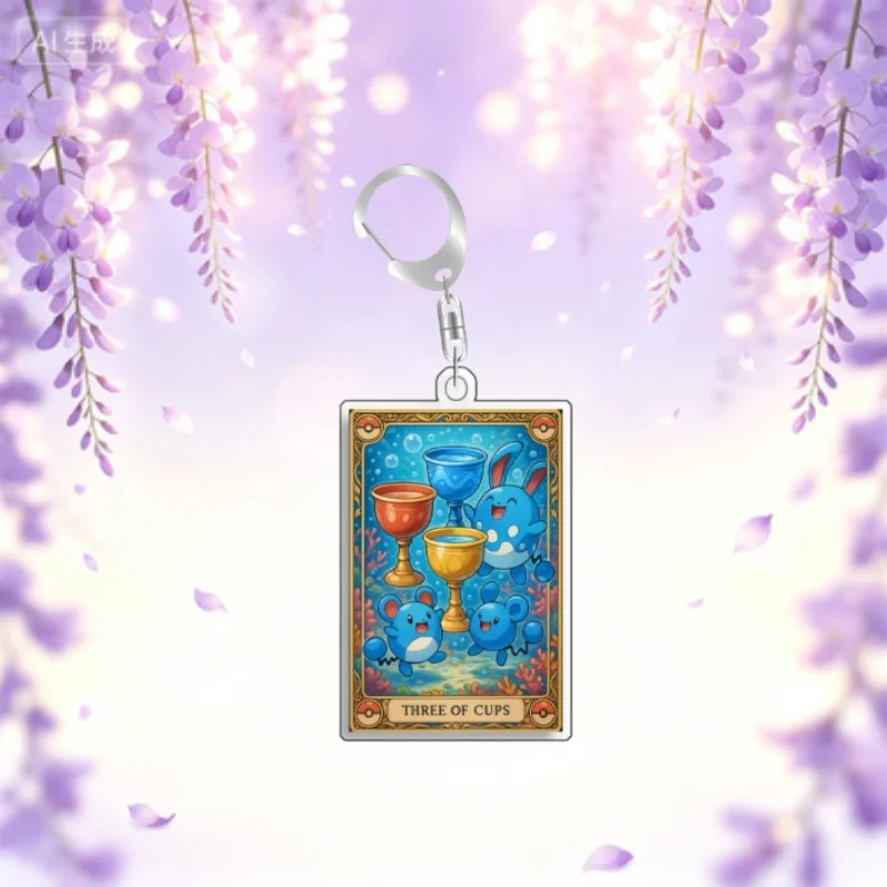 Keychain For Pokemon Rapidash Mewtwo Arcanine AcrylicHomemade Cartoon Anime Backpack Pendant Decoration Collection Fans Gift 5cm view 3
