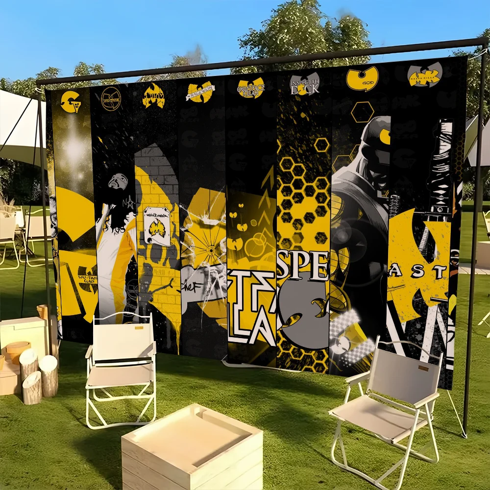 Hip Hop flag For Picnic Art Home Decoration Party Outdoor Camping W-Wu-Tang Music Clan Banner