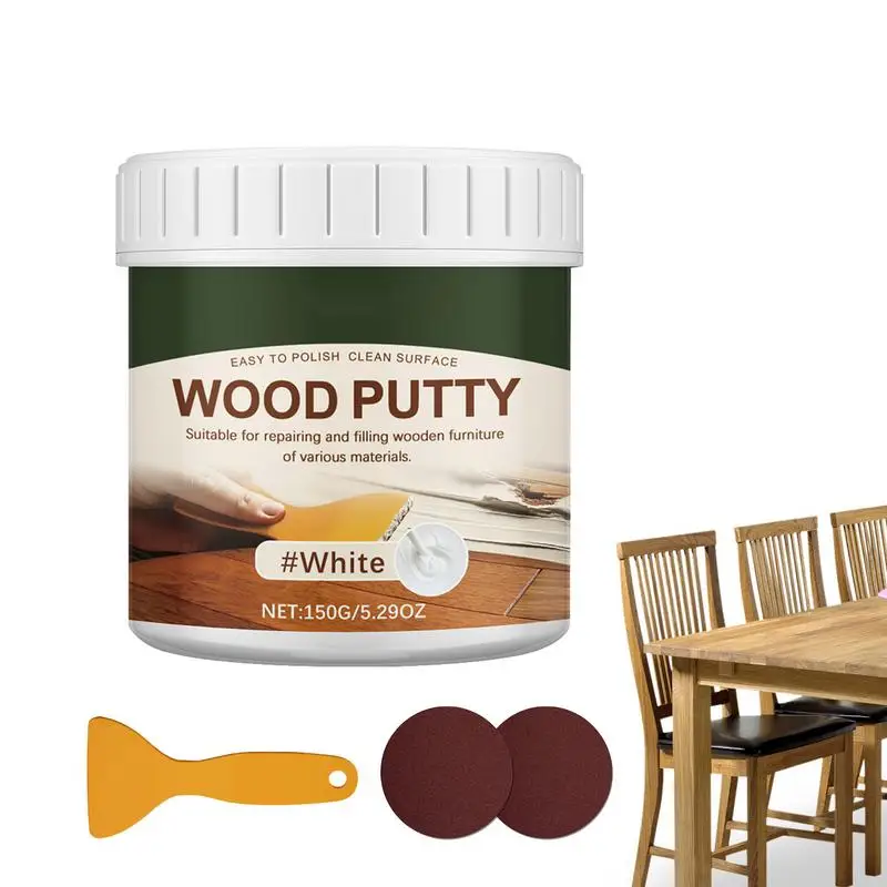 Wood Putty Filler Paintable Long-Lasting Exterior Wood Filler Wood Furniture Repair Kit Practical Stainable Wood Filler Wood