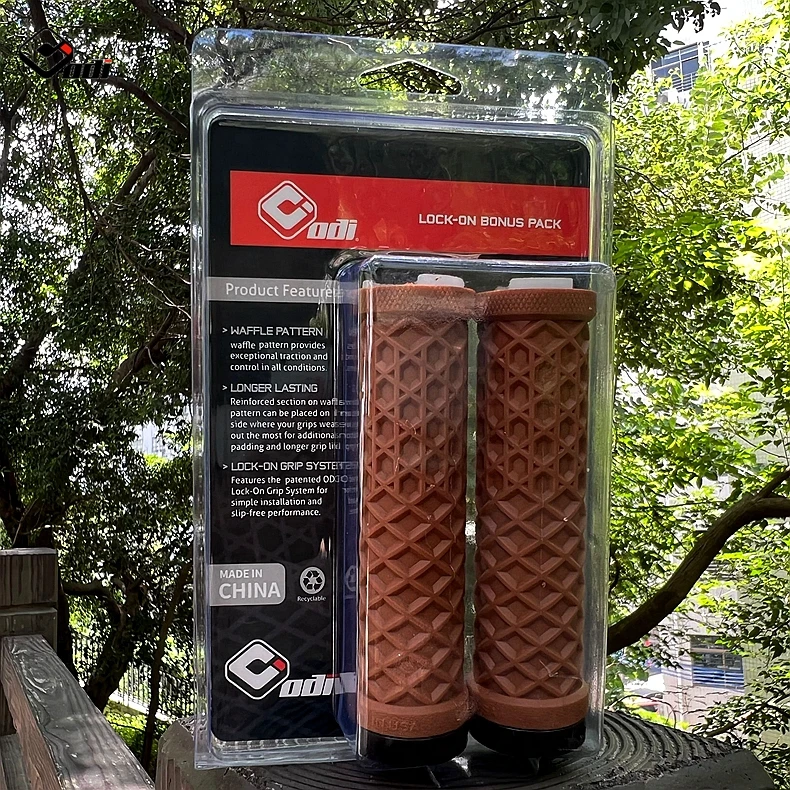 ODI Van Lock-On Bike Grips Dual Lock Ring System mit Silikon für ultimative Anti-Rutsch- und Stoßdämpfung auf MTB/BMX/Faltrad – Detail 14