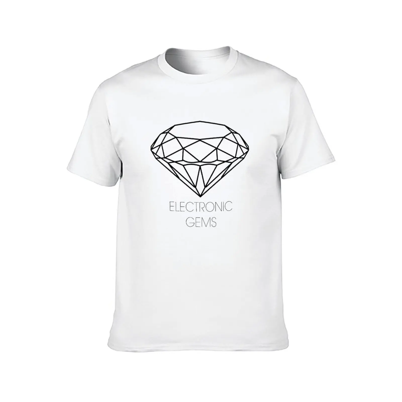 Electronic Gems T-Shirt t shirt men 100% cotton luxury brand t shirts for man pack white T-Shirt