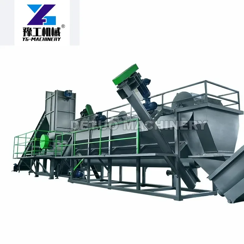 Customized Plastic Recycling Plant Plastic Washing System Hot Sale Bucket Basket Rigid Plastic Recycling Line