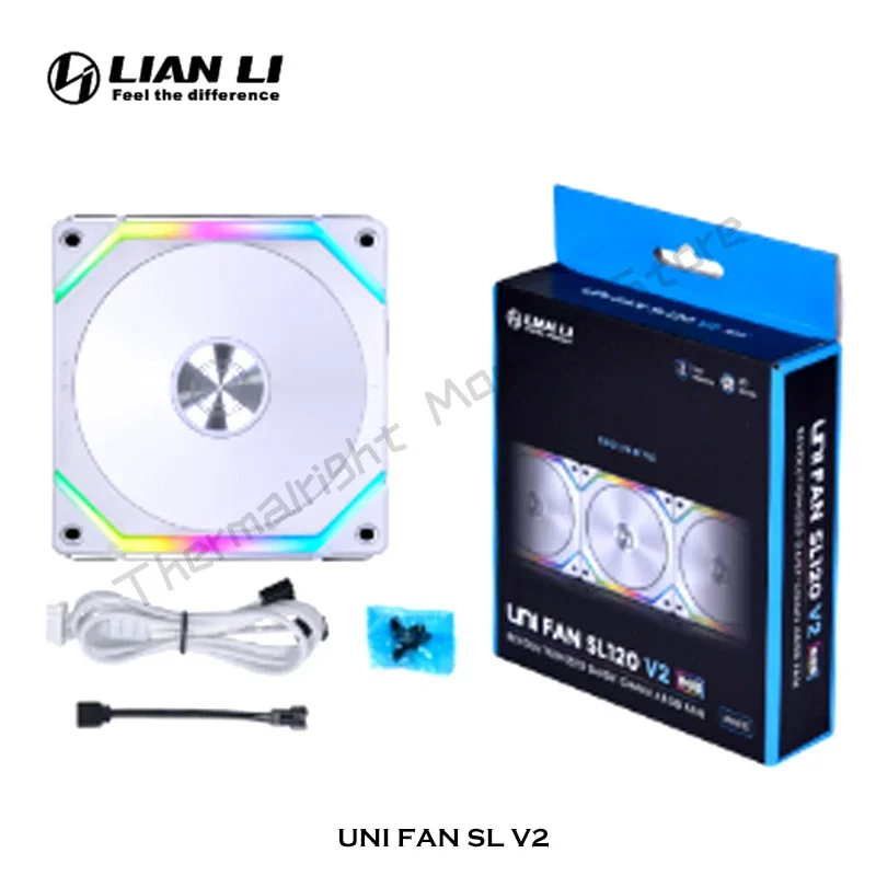 LIAN LI UNI FAN SL V2 SL120V2 SL140V2 Forward & Reverse Blade 10% Performence Upgraded Version RGB Fan kit