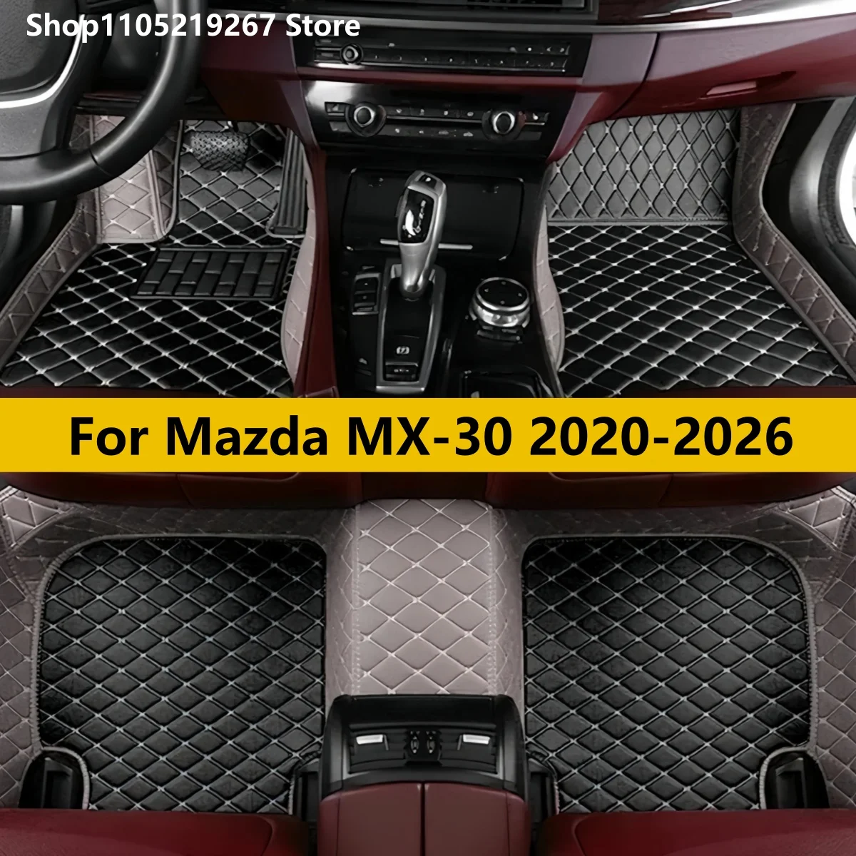 Custom Car Floor Mats For Mazda MX-30 2020 2021 2022 2023 2024 2025 2026 Auto Carpets Foot Coche Accessories