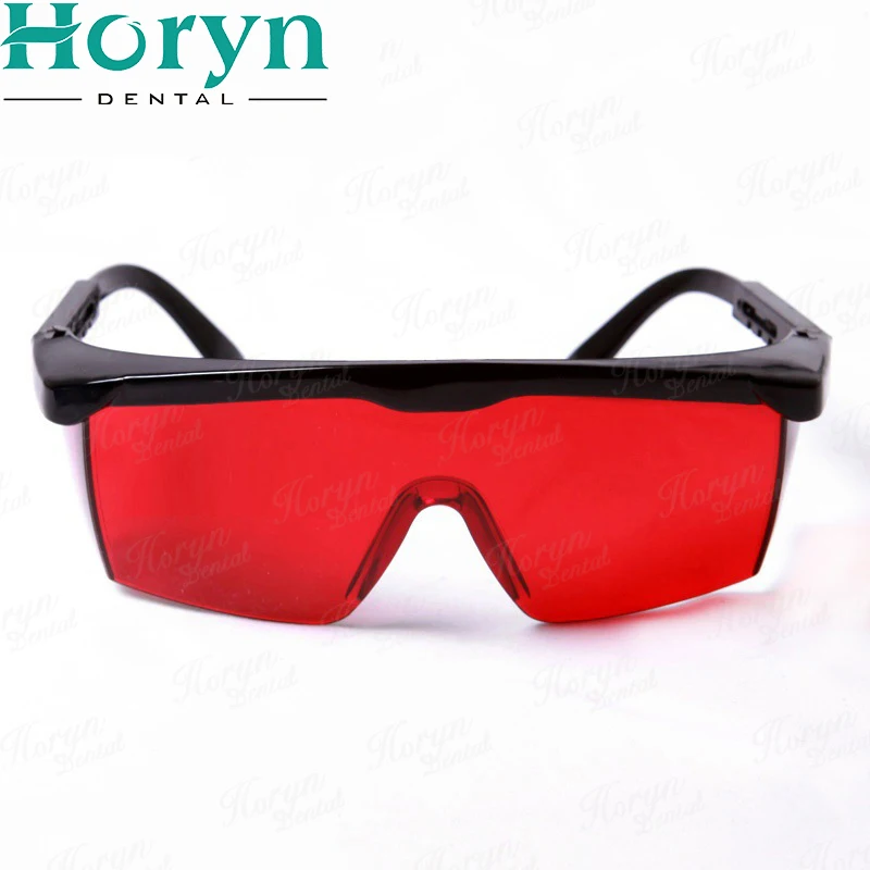 Lunettes de protection laser pour le blanchiment des dents, sécurité dentaire professionnelle, plastique, protection des yeux, 5 pièces