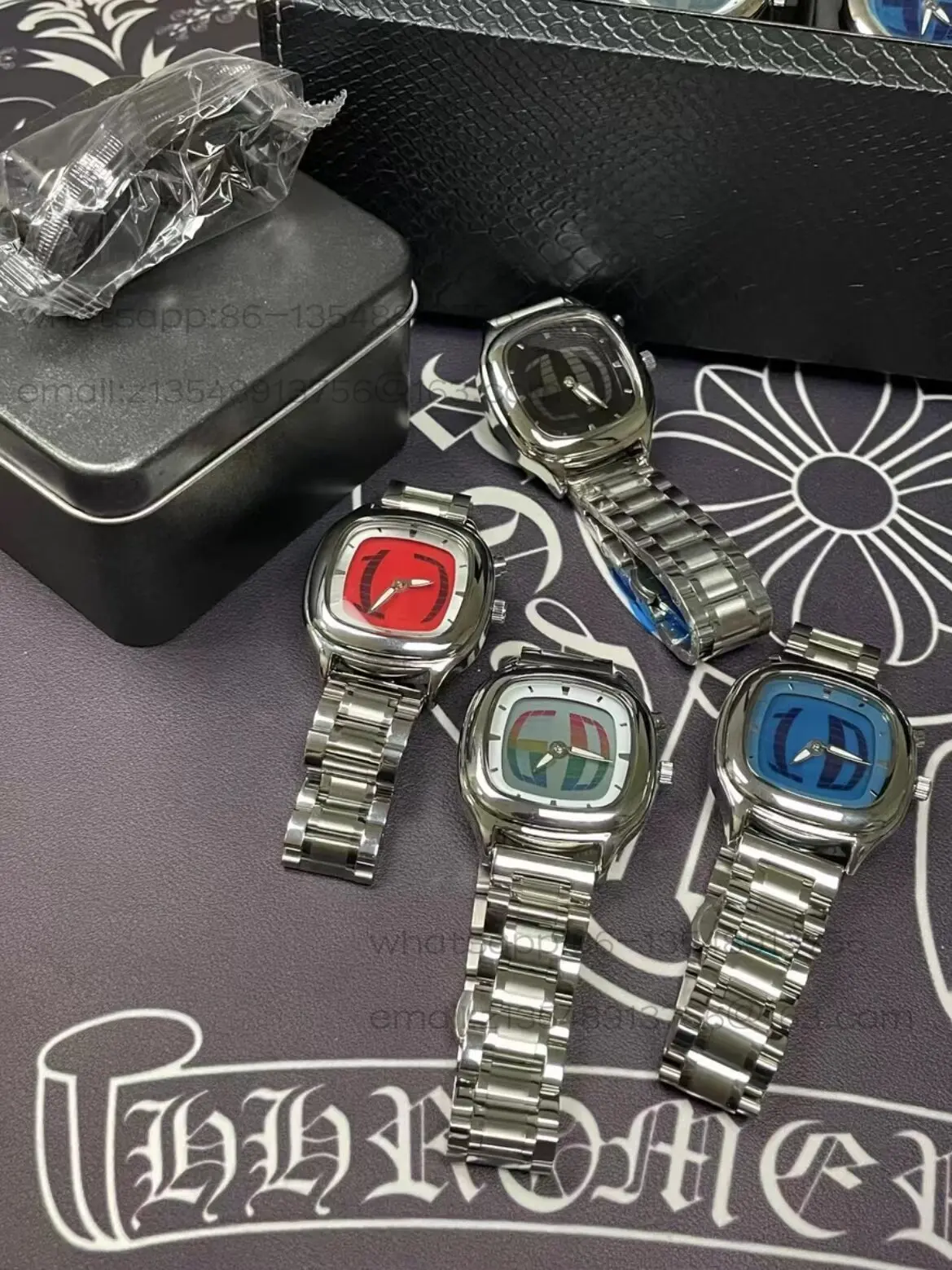 

Creative Digital Display Digital Scrolling Square Watch Dual Display Out of Print Medieval Watch Vintage Watch