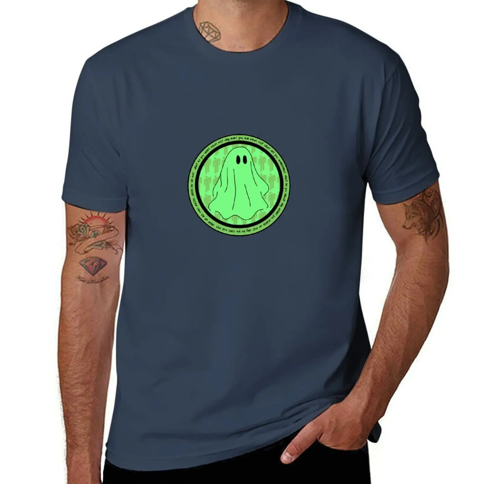 

When we all fall asleep, where do we go Ghost T-Shirt Sports Basic Short Sleeve T-Shirt