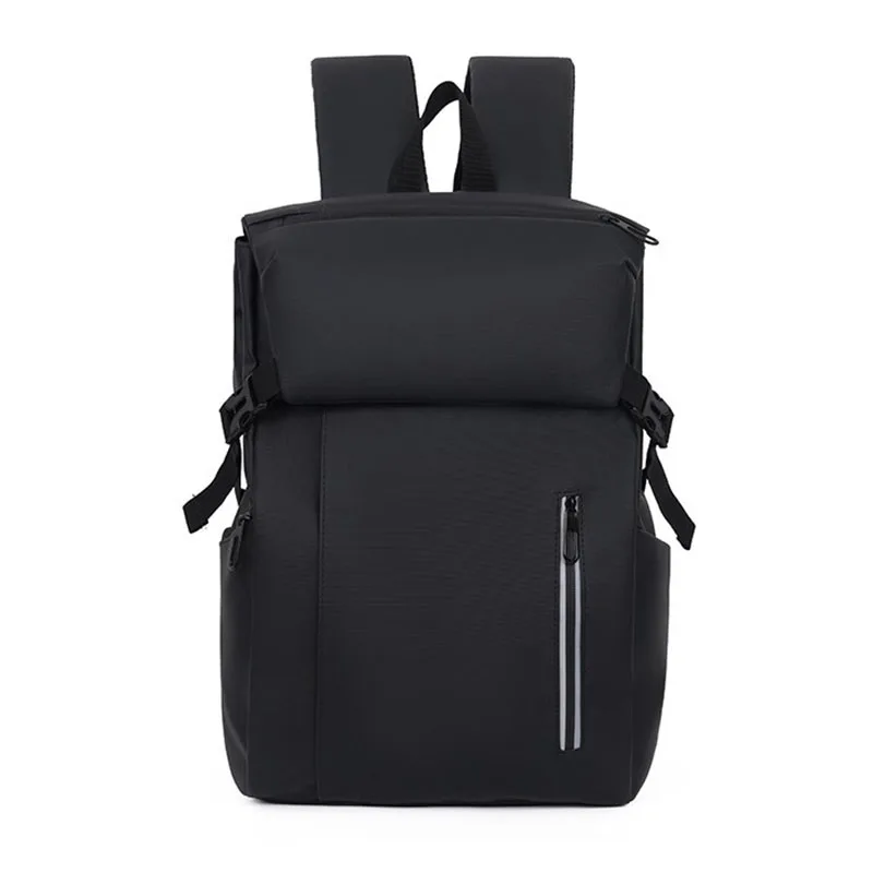 Business Commuter Laptop Backpack, Unisex, Water-Resistant Oxford Cloth, Large Capacity Travel Backpack, Can Be Attached to a Trolley Case, Single Shoulder Crossbody Bag