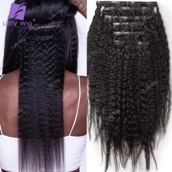 人間の髪の毛のエクステンション,長くて絹のようなストレートヘア,シームレスなポシェット,粗焼きピース,ルフィ,100g