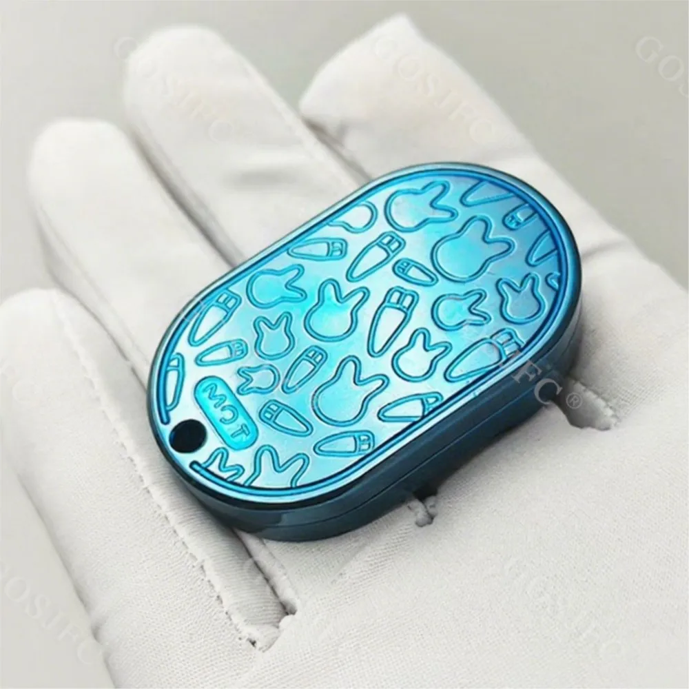 Coniglio Mix Blu Composito Push Slider Giocattolo antistress Accessori da scrivania per ufficio Fidget Spinner Fidget Slider