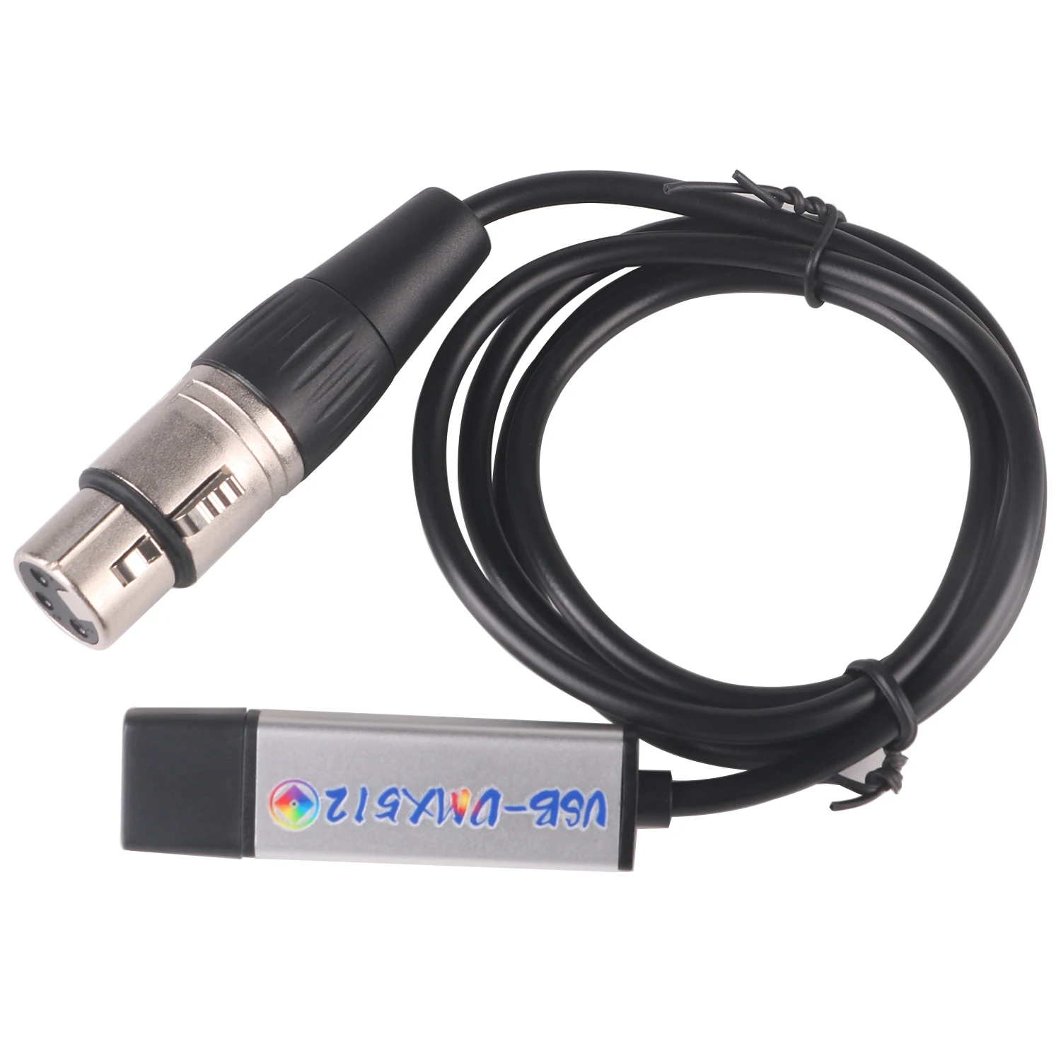 

USB to DMX Interface Adapter Cable For Stage Disco Moving Head Light Computer PC DMX512 Controller Signal Conversion