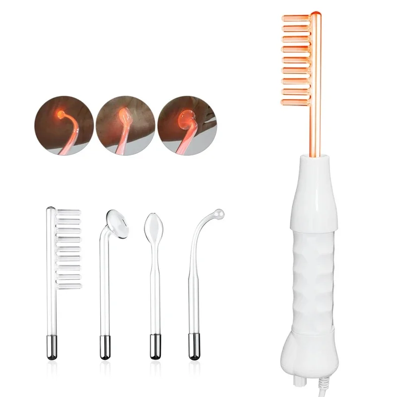 4-in-1 high-frequency electrode wall glass tube electrotherapy acne spot skin repair home Spa beauty