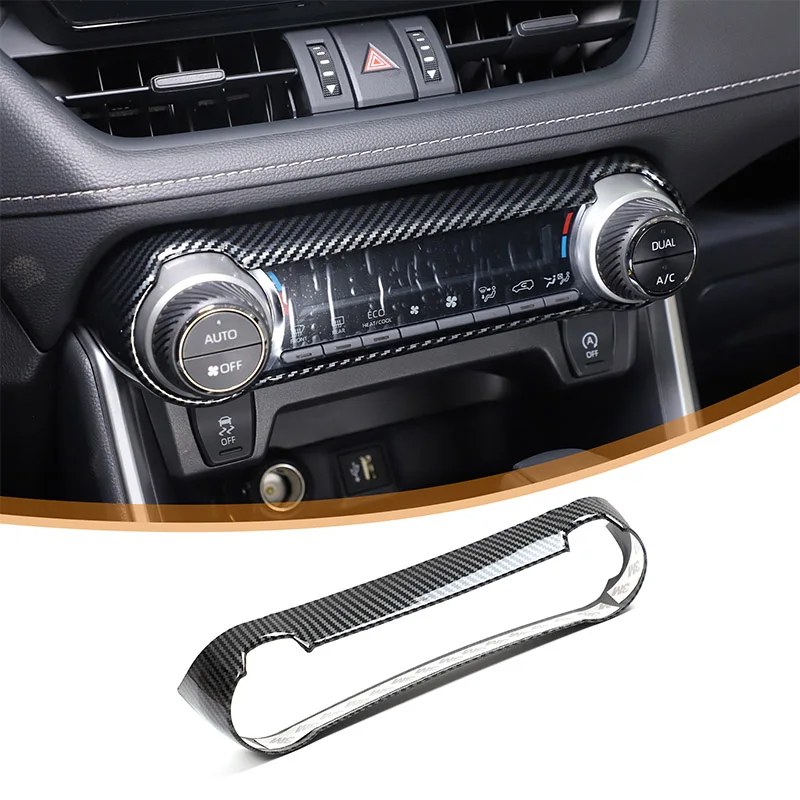 Garniture Intérieure Fibre Carbone Pour Toyota RAV4 2020-2025 - Kit Tableau De Bord Et Console