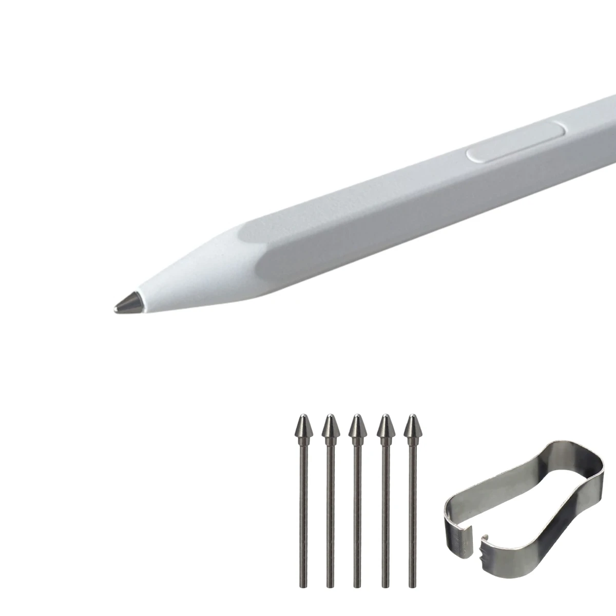 1 Set ( 5 Nib + 1 Removal Tweezer ) For Samsung Galaxy Tab S11/Tab S11 Ultra Touch Stylus S Pen Metal Nib With Removal Tweezers