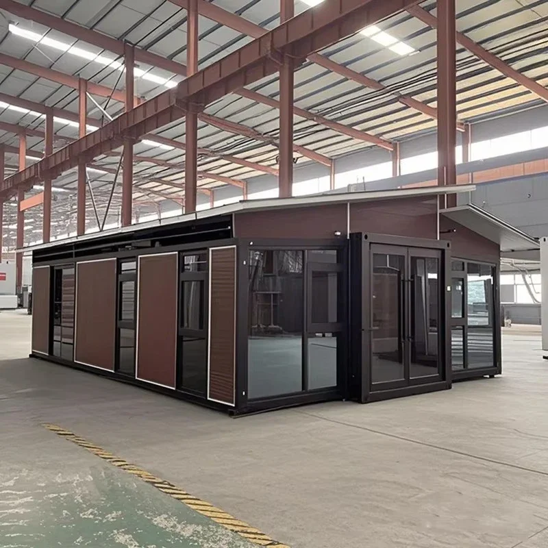

20FT 40FT Prefabricated Container House Small Tiny home Foldable Mobile Home Folding Expandable Portable Steel Structure House