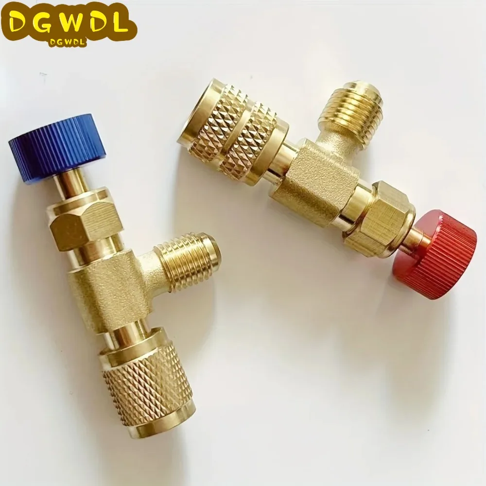 Liquid Safety Valve R410A R22 Air Conditioning Refrigerant Tool 1/4 