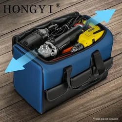 Heavy Duty Polyester Tool Kit, Electrician's Tool Bag, Canvas Material, Solid And Beautiful, Waterproof And Portable Tool Kit