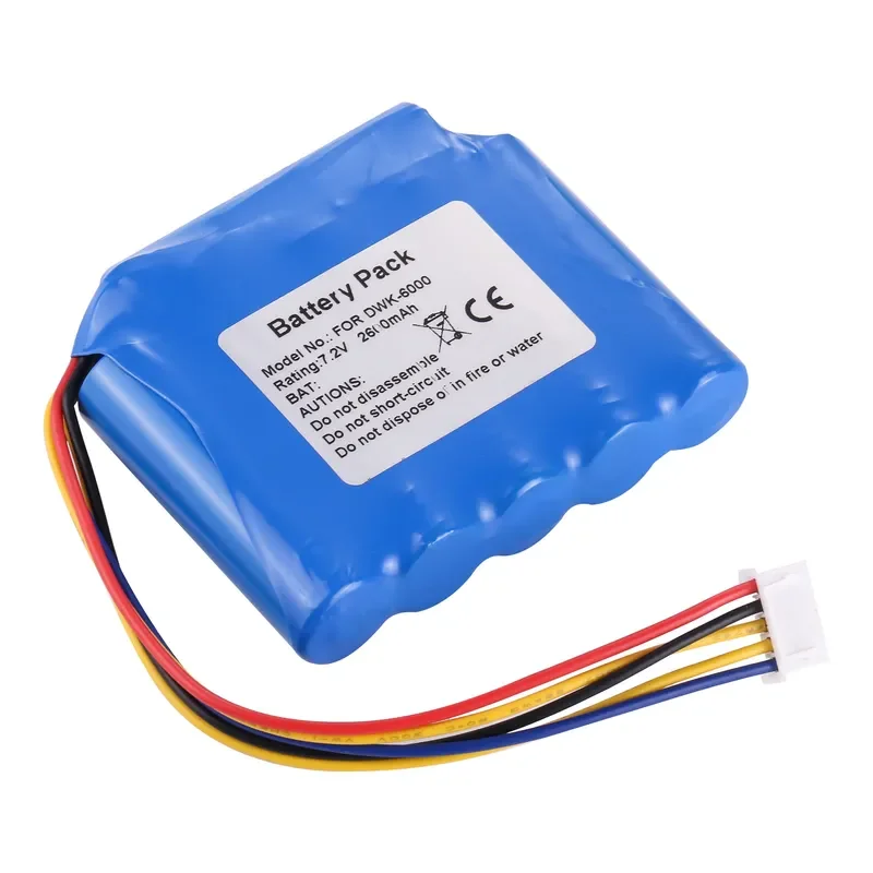 Replacement Battery for DWK-6000 Fiber Fusion Splicer High Capacity Rechargeable Power Supply for Optical Fiber Welding