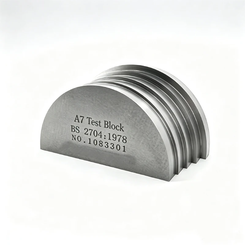 A7 Calibration Test Block BS 2704:1978 Ultrasonic Non‑Destructive Testing UT Calibration Block for Flaw Detector Probe Adjustmen
