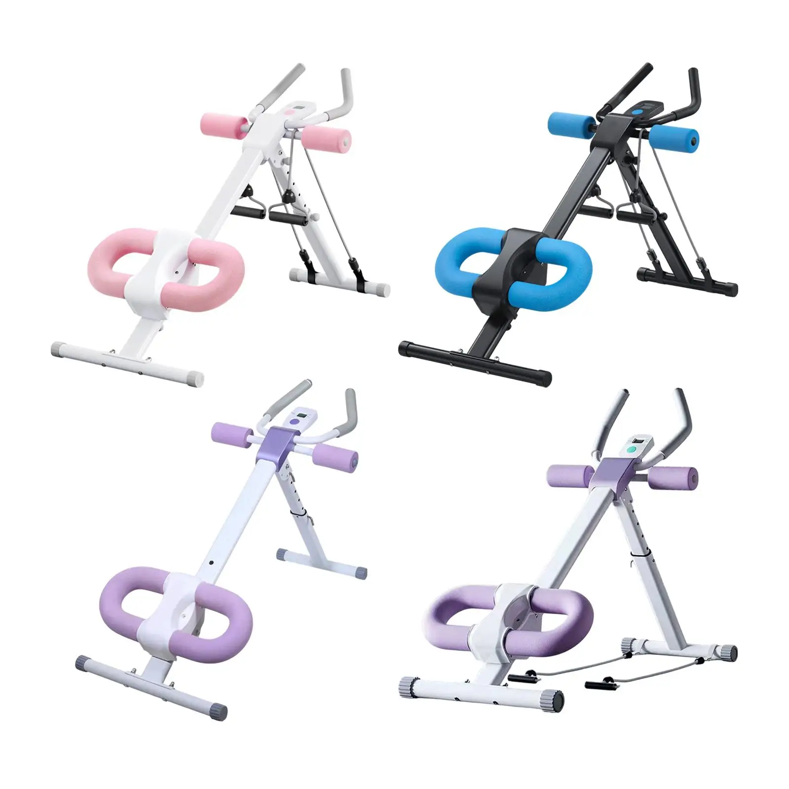 

Ab Machine Cruncher for Home Gym for Men Women Body Shaping Stomach Workout