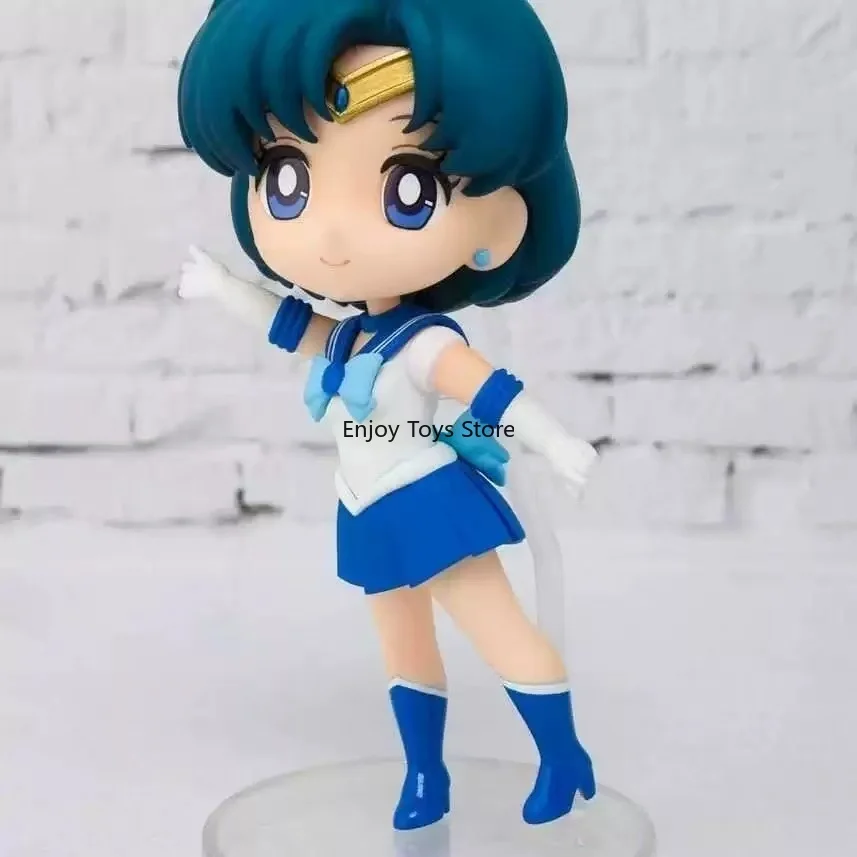 Bandai Genuine Sailor Moon Ami Mizuno Sailor Mercury Q version can be done manually