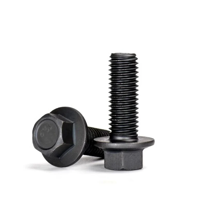 Weiyi Güteklasse 10.9 GB5787 Flansch-Sechskantschraube mit Unterlegscheibe aus legiertem Stahl, Sechskantbolzen M6 M8 M10 M12 M14 M16, Gewindelänge 12-120mm – Detail 5